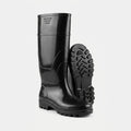 Waterproof Black Sole Gumshoes for Men