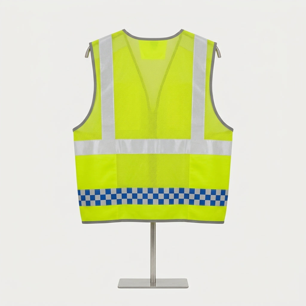 High-Visibility Police Safety Vest - Premium Quality